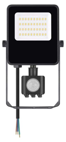 EMOS LED reflektor VISIO s pohybovým čidlem, 20 W, černý, neutrální bílá 1531292300