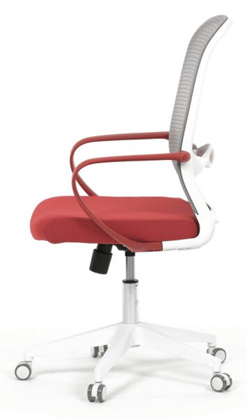 Kancelářská židle červená KA-S425 RED