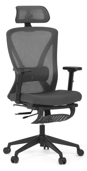 Kancelářská židle šedá KA-S257 GREY
