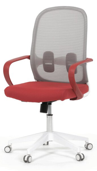 Kancelářská židle červená KA-S425 RED