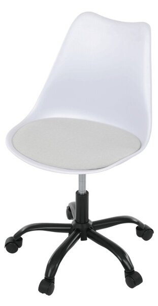 Kancelářská židle bílá KA-X7055 WT