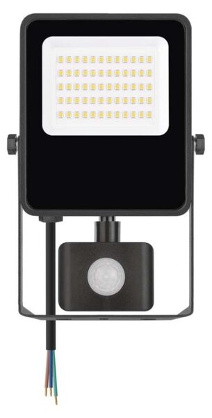 EMOS LED reflektor VISIO s pohybovým čidlem, 30 W, černý, neutrální bílá 1531293300