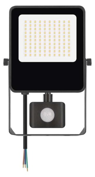 EMOS LED reflektor VISIO s pohybovým čidlem, 50 W, černý, neutrální bílá 1531294300