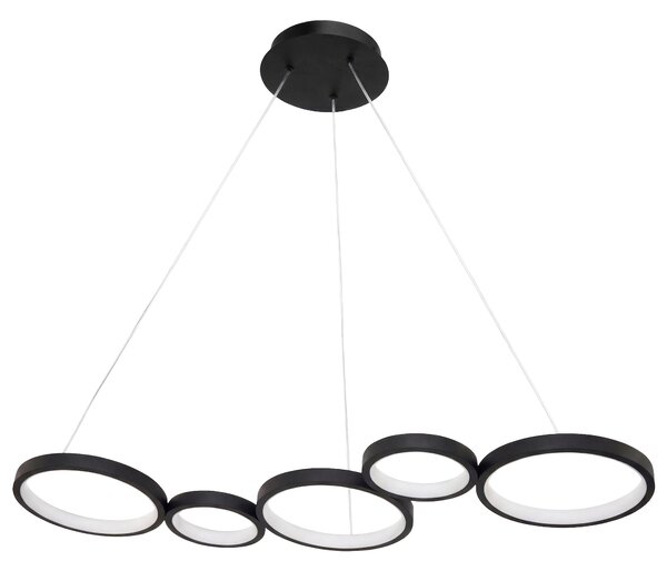 Toolight Rea, ZÁVĚSNÁ STROPNÍ LAMPA APP1923-CP BLACK, OSW-66065