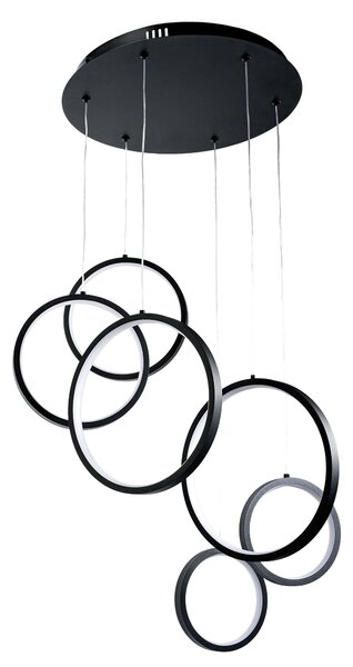 Toolight Rea, ZÁVĚSNÁ STROPNÍ LAMPA APP1921-CP BLACK, OSW-66064