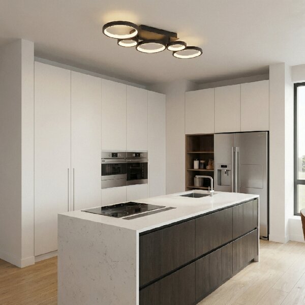 Toolight Toolight, LED stropní svítidlo, 35W, 4000K, 2000lm, APP1913-C, černá, OSW-66060