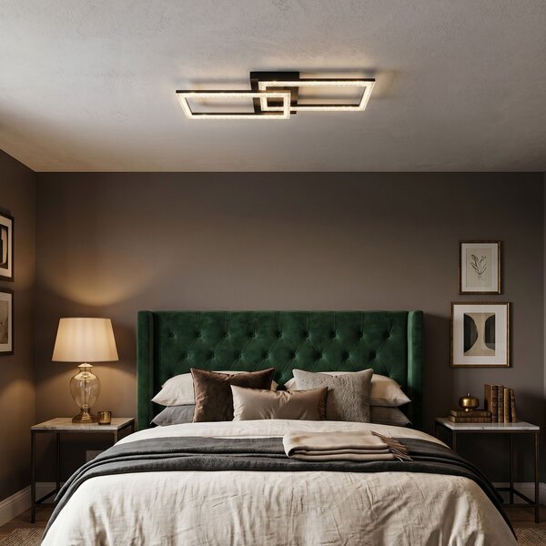Toolight Toolight, stropní LED svítilna 610x200 mm, 12W, 4000K, 1000lm, černá matná, G155-C, OSW-06409