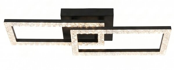 Toolight Toolight, stropní LED svítilna 610x200 mm, 12W, 4000K, 1000lm, černá matná, G155-C, OSW-06409