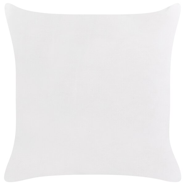 Sada 2 venkovních polštářů PIALPETTA Rostlinný vzor 45 x 45 cm Oranžová