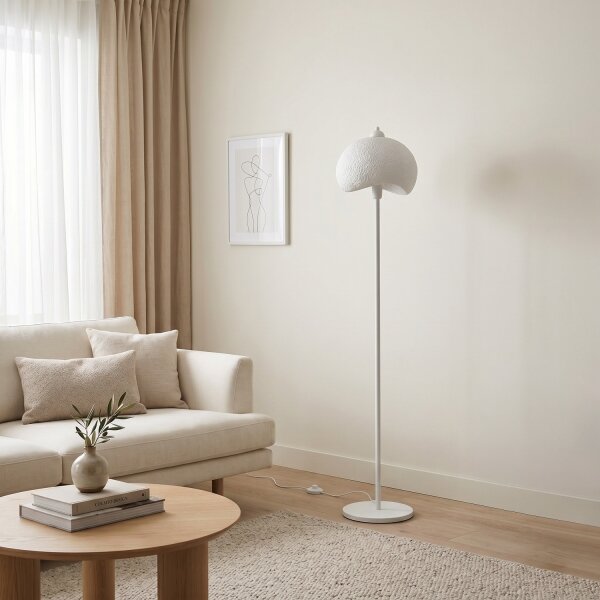 Brilagi - Stojací lampa WABI SABI 1xE27/40W/230V bílá