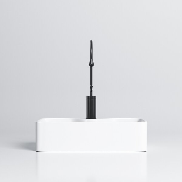 BPS-koupelny Keramické umyvadlo na desku HYD-LA-WH-505 50,5x25 cm, bílé