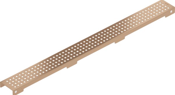 Mexen Flat, lineární podlahový žlab 50 cm, měděná matná, 1C25050