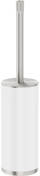 Mexen Triv, nástěnný WC kartáč, bílý/broušená ocel, 70A33073-97W