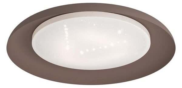 Eglo 99704 - LED Stropní svítidlo PENJAMO LED/17,1W/230V hnědá