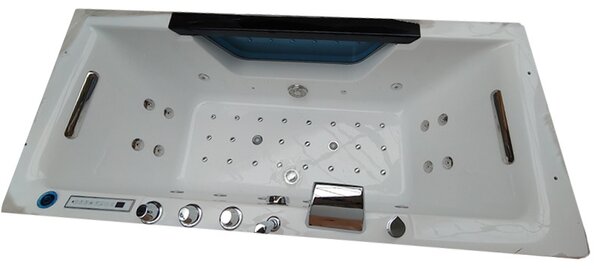 BPS-koupelny Hydromasážní vana HYD-CA938 182x82 s ohřevem vody