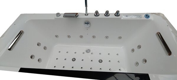 BPS-koupelny Hydromasážní vana HYD-CA938 182x82 s ohřevem vody