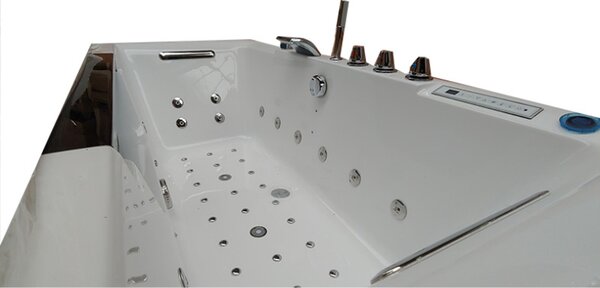 BPS-koupelny Hydromasážní vana HYD-CA938 182x82 s ohřevem vody