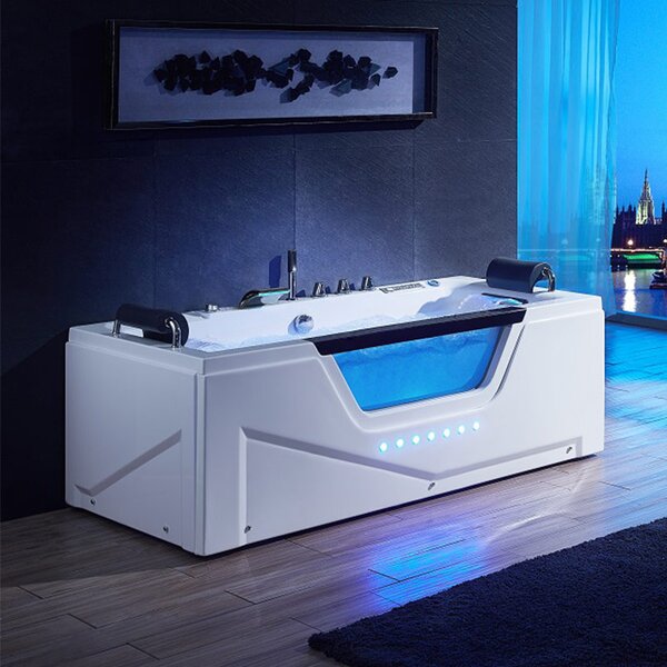 BPS-koupelny Hydromasážní vana HYD-CA938 182x82 s ohřevem vody