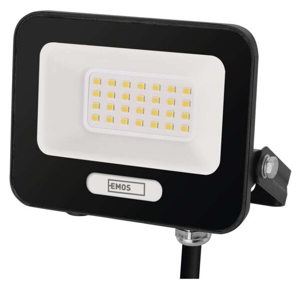 EMOS LED reflektor GLARO 20W, černý, IP65, 2000 lm, neutrální bílá 1531222400
