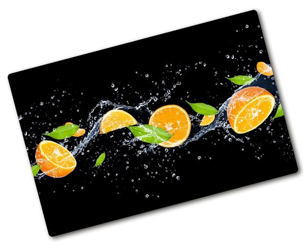 Deska na krájení tvrzená Pomeranče a voda pl-ko-80x52-f-51416552