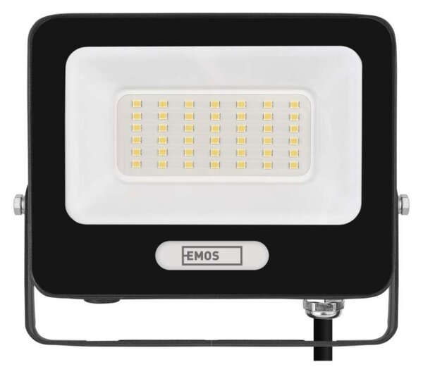 EMOS LED reflektor GLARO 30W, černý, IP65, 3000 lm, neutrální bílá 1531223400