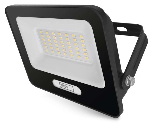 EMOS LED reflektor GLARO 30W, černý, IP65, 3000 lm, neutrální bílá 1531223400