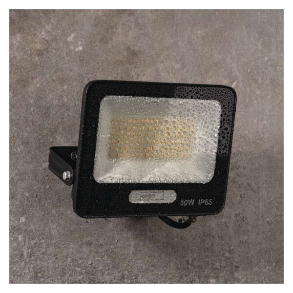 EMOS LED reflektor GLARO 50W, černý, IP65, 5000 lm, neutrální bílá 1531224400