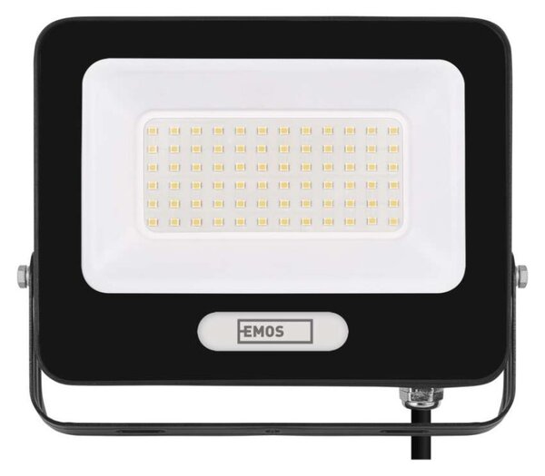 EMOS LED reflektor GLARO 50W, černý, IP65, 5000 lm, neutrální bílá 1531224400