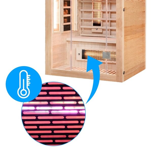 BPS-koupelny Infrasauna Relax HYD-2910 120x105, 2-3 osoby