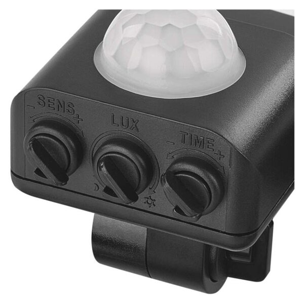 EMOS LED reflektor GLARO s pohybovým čidlem, 50 W, černý, IP54, 2000 lm, neutrální bílá 1531232400