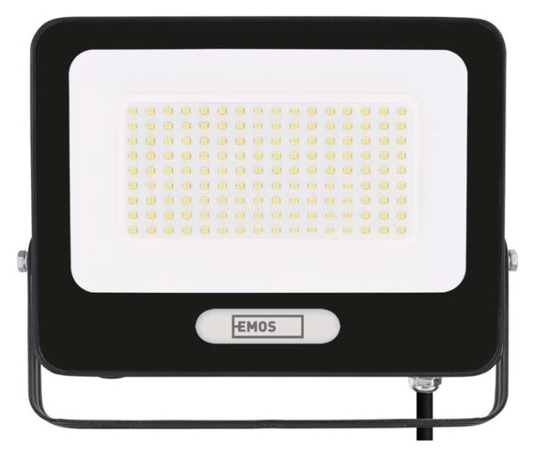 EMOS LED reflektor GLARO 100W, černý, IP65, 10000 lm, neutrální bílá 1531225400