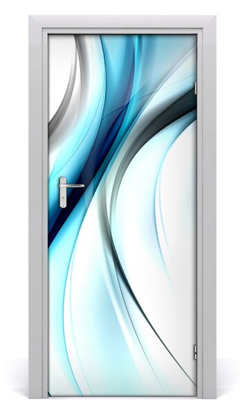 Samolepící fototapeta na dveře Abstrakce vlna 75x205 cm