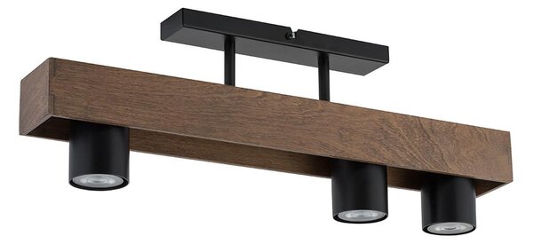 Přisazený lustr COCO 3xGU10/25W/230V dřevo