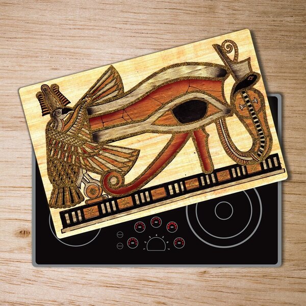 Kuchyňská deska skleněná Egyptské oko papirus pl-ko-80x52-f-54719568
