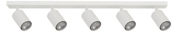 Bodové svítidlo ZOOM 5xGU10/25W/230V bílá