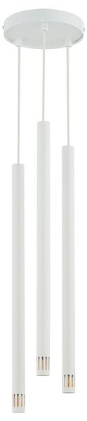 Lustr na lanku STALACTITE LASER 3xG9/3W/230V bílá