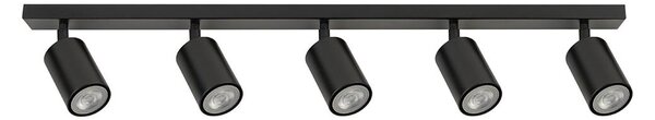 Bodové svítidlo ZOOM 5xGU10/25W/230V černá