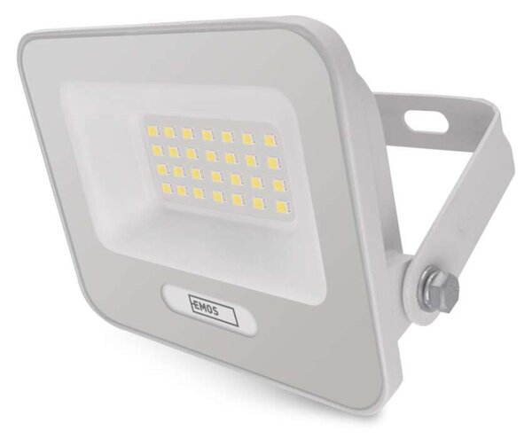 EMOS LED reflektor GLARO 20W, bílý, IP65, 2000 lm, neutrální bílá 1531222401