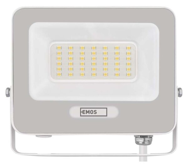 EMOS LED reflektor GLARO 30W, bílý, IP65, 3000 lm, neutrální bílá 1531223401