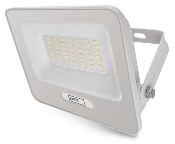 EMOS LED reflektor GLARO 30W, bílý, IP65, 3000 lm, neutrální bílá 1531223401