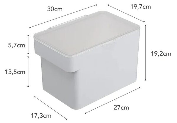 Sada misky a boxu na granule pro domácího mazlíčka Tower – YAMAZAKI