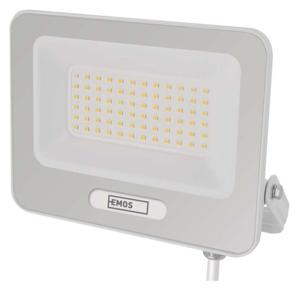 EMOS LED reflektor GLARO 50W, bílý, IP65, 5000 lm, neutrální bílá 1531224401