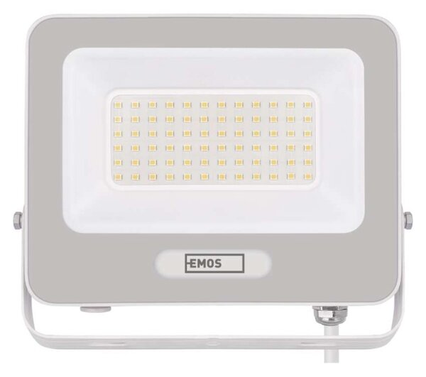 EMOS LED reflektor GLARO 50W, bílý, IP65, 5000 lm, neutrální bílá 1531224401