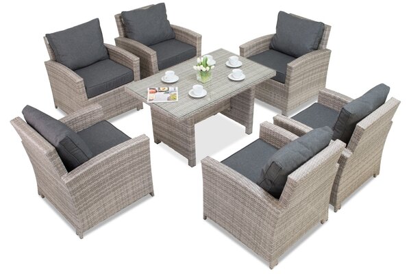 Sada zahradního nábytku Parma Premium šedá Garden Point