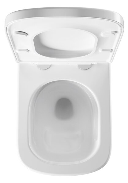 BPS-koupelny Závěsná WC mísa se SoftClose sedátkem HYD-5362, bílá