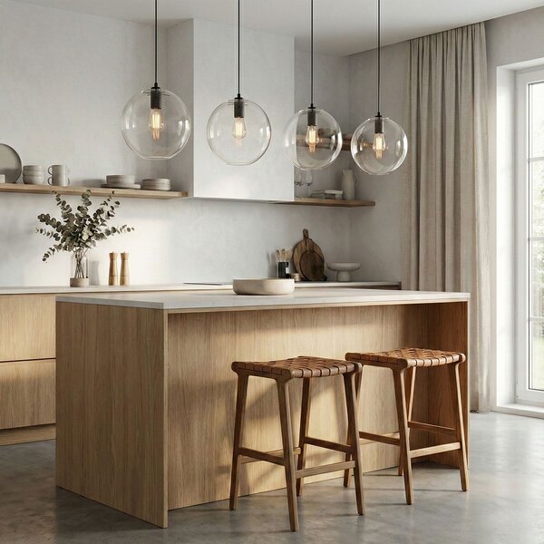 Toolight - Závěsné svítidlo Lassi 30cm APP308-1CP, E27, černá, OSW-00340