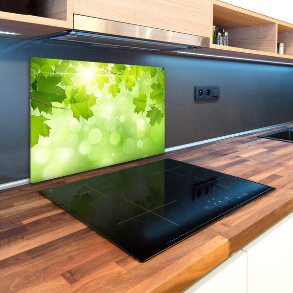 Deska na krájení skleněná Listy kaštanu pl-ko-80x52-f-61080240
