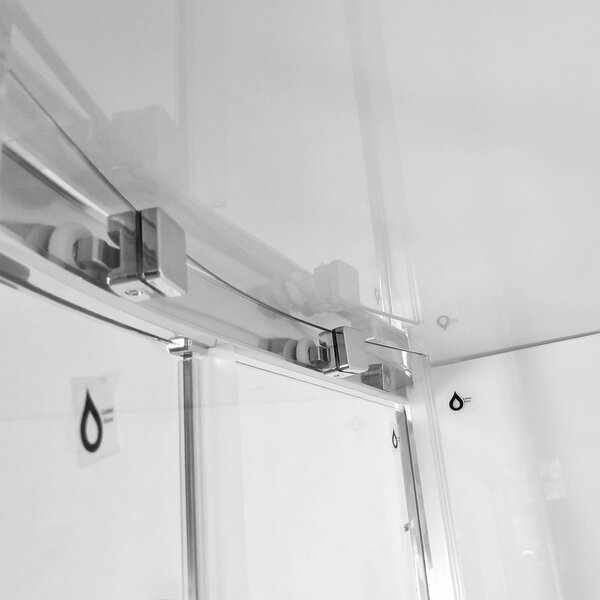 Novoterm Hydromasážní box NV-Orion 90x90 bílý