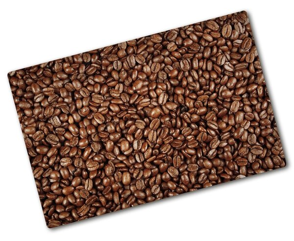 Deska na krájení chleba skleněná Zrnka kávy pl-ko-80x52-f-61382214