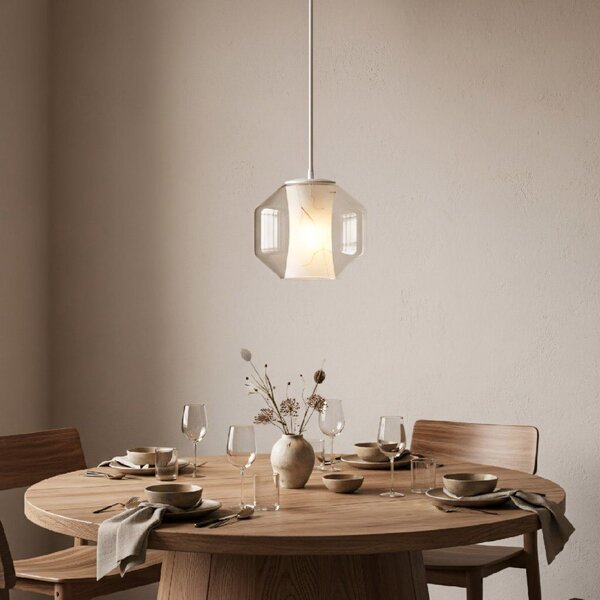 Toolight - závěsné svítidlo MARBLE E27 60W APP908-1CP, imitace mramoru, OSW-06674
